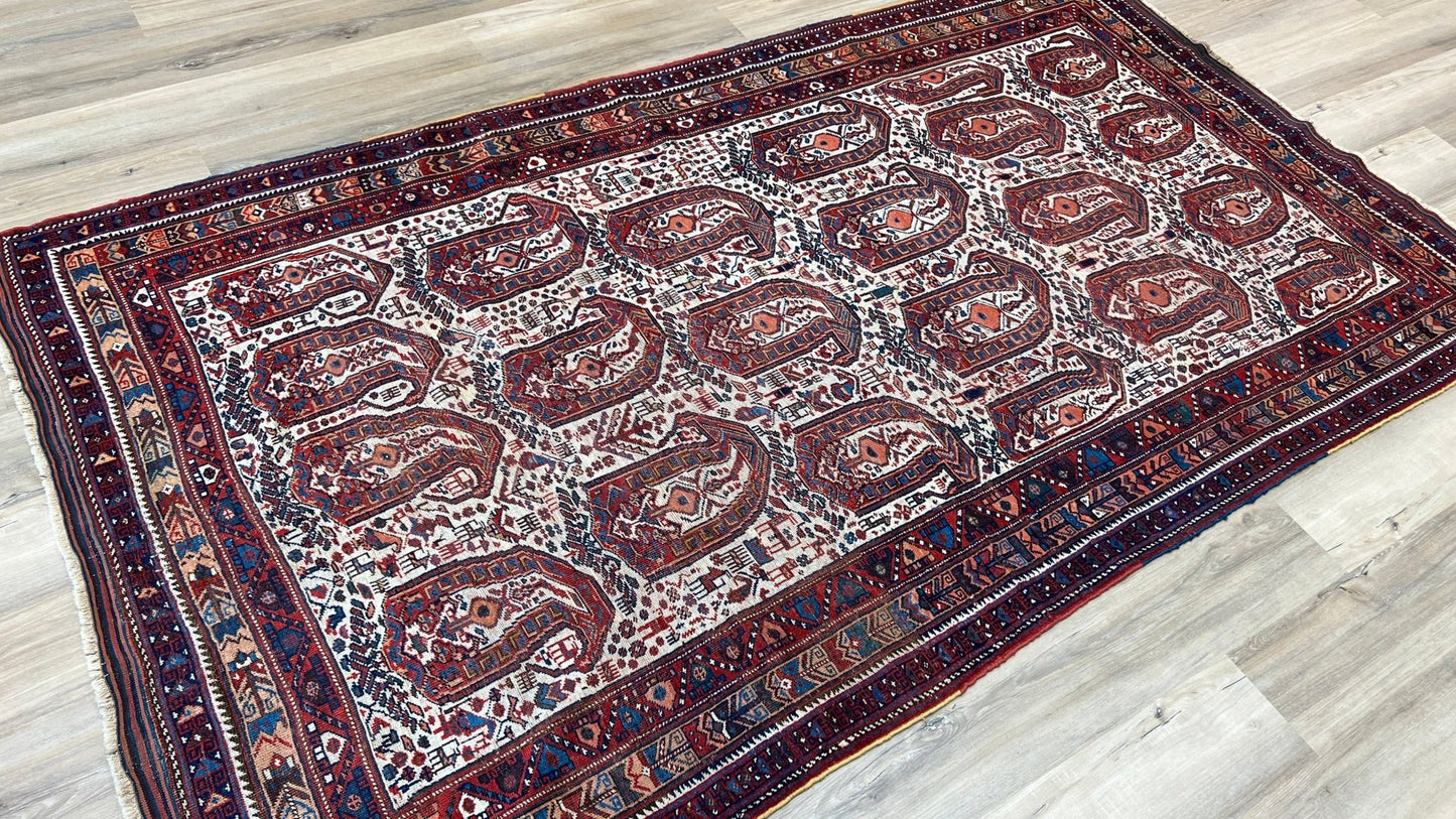 Persian Qashqai 5'x8'9" Area Rug