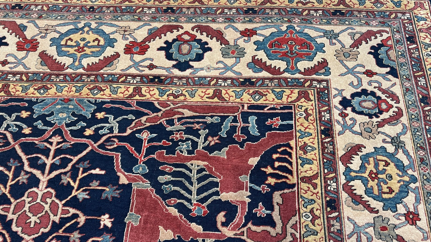 Turkish Bijar 9'5" x 12'10" Area Rug