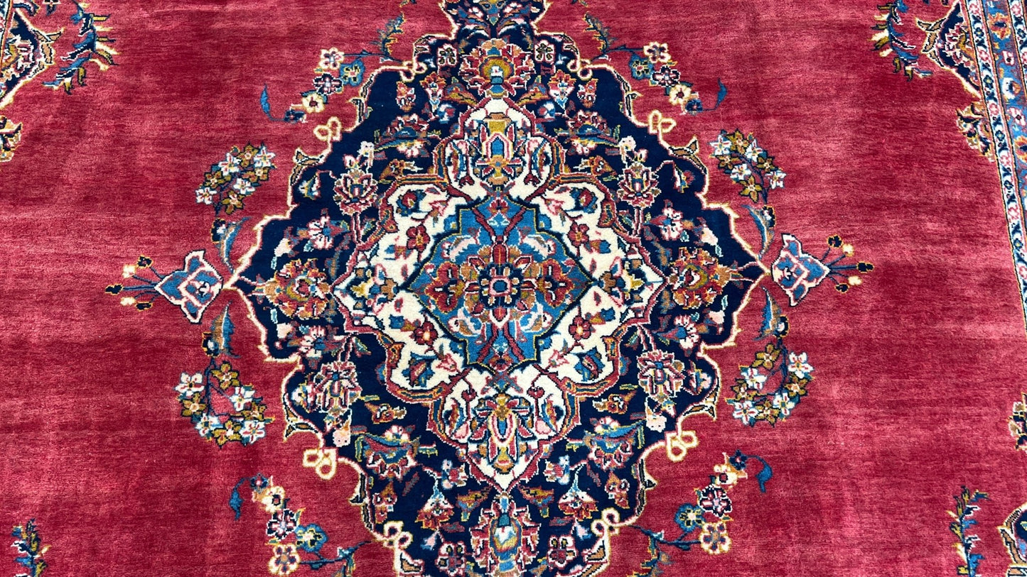 Persian Kashan 8'3"x12'11" Area Rug