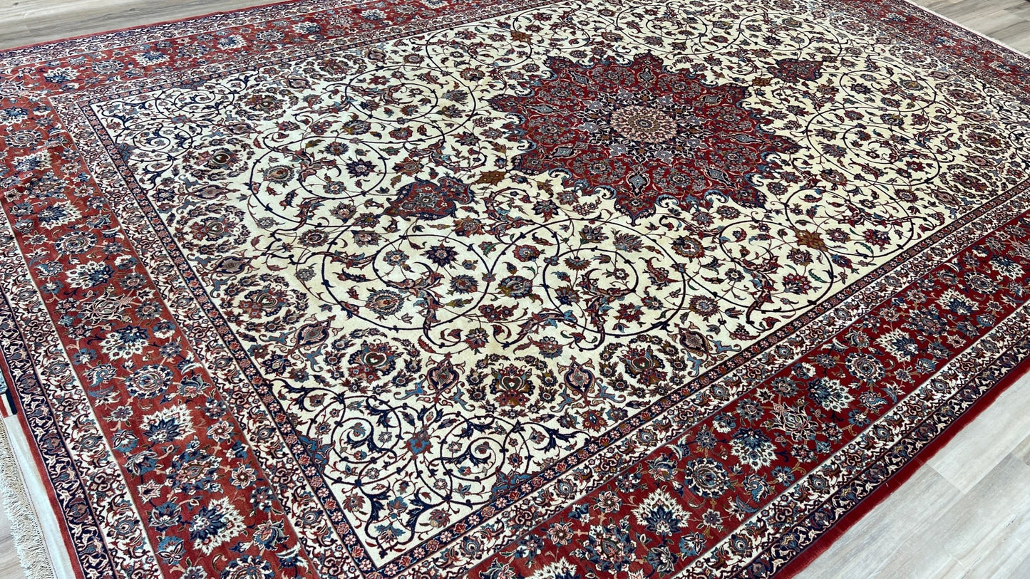 Persian Isfahan 10'3"x15"5' Area Rug