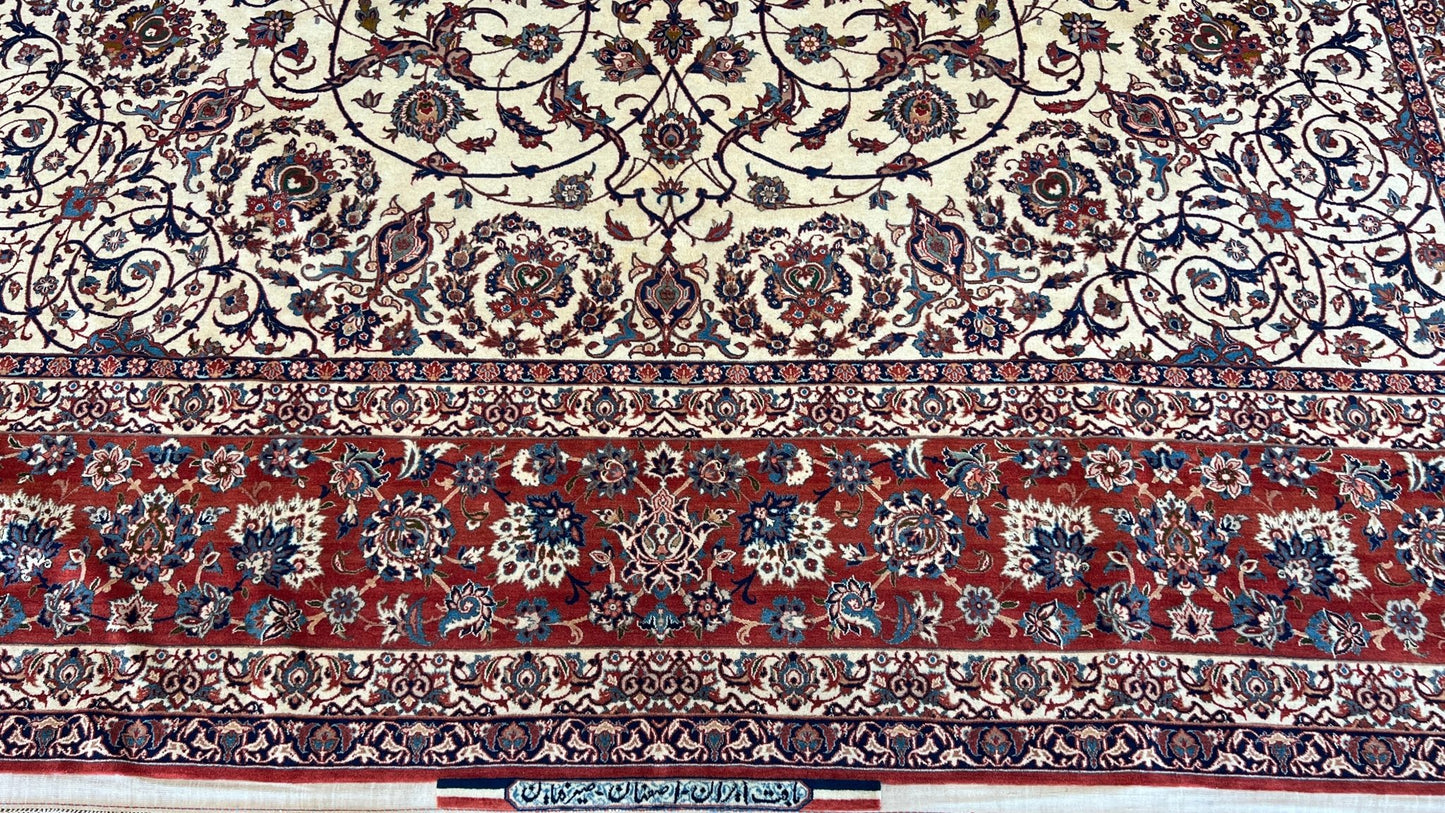 Persian Isfahan 10'3"x15"5' Area Rug