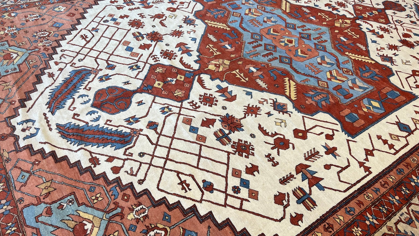 Transitional Serapi 12'10"x19' Area Rug