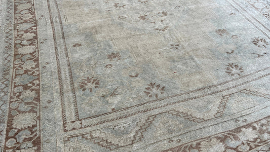 Turkish Vintage 7'10"x11'7" Area Rug