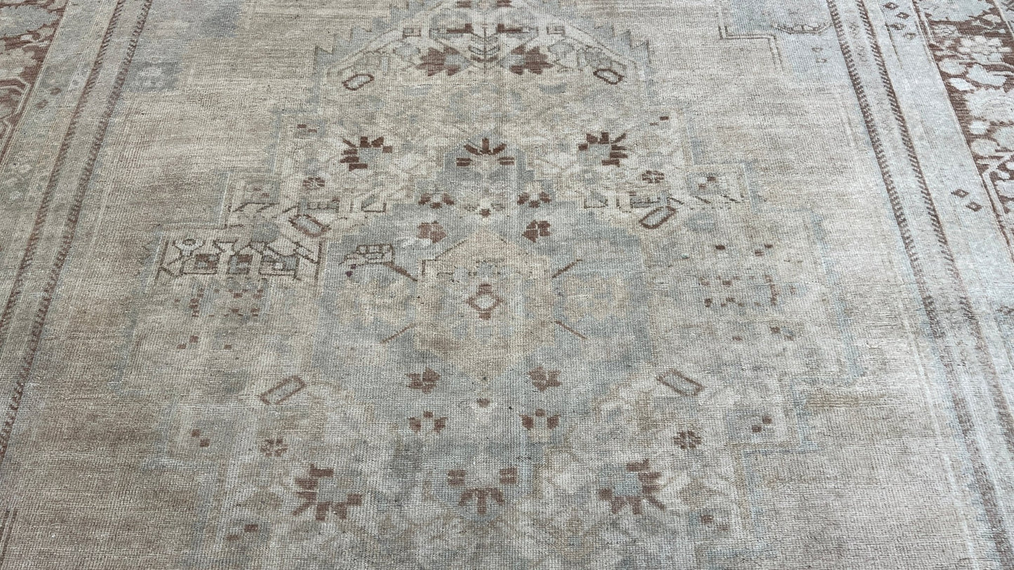 Turkish Vintage 7'10"x11'7" Area Rug