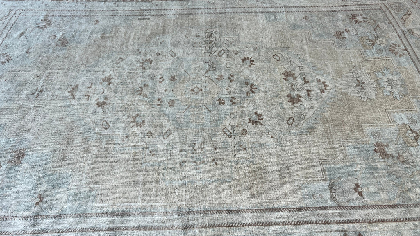 Turkish Vintage 7'10"x11'7" Area Rug