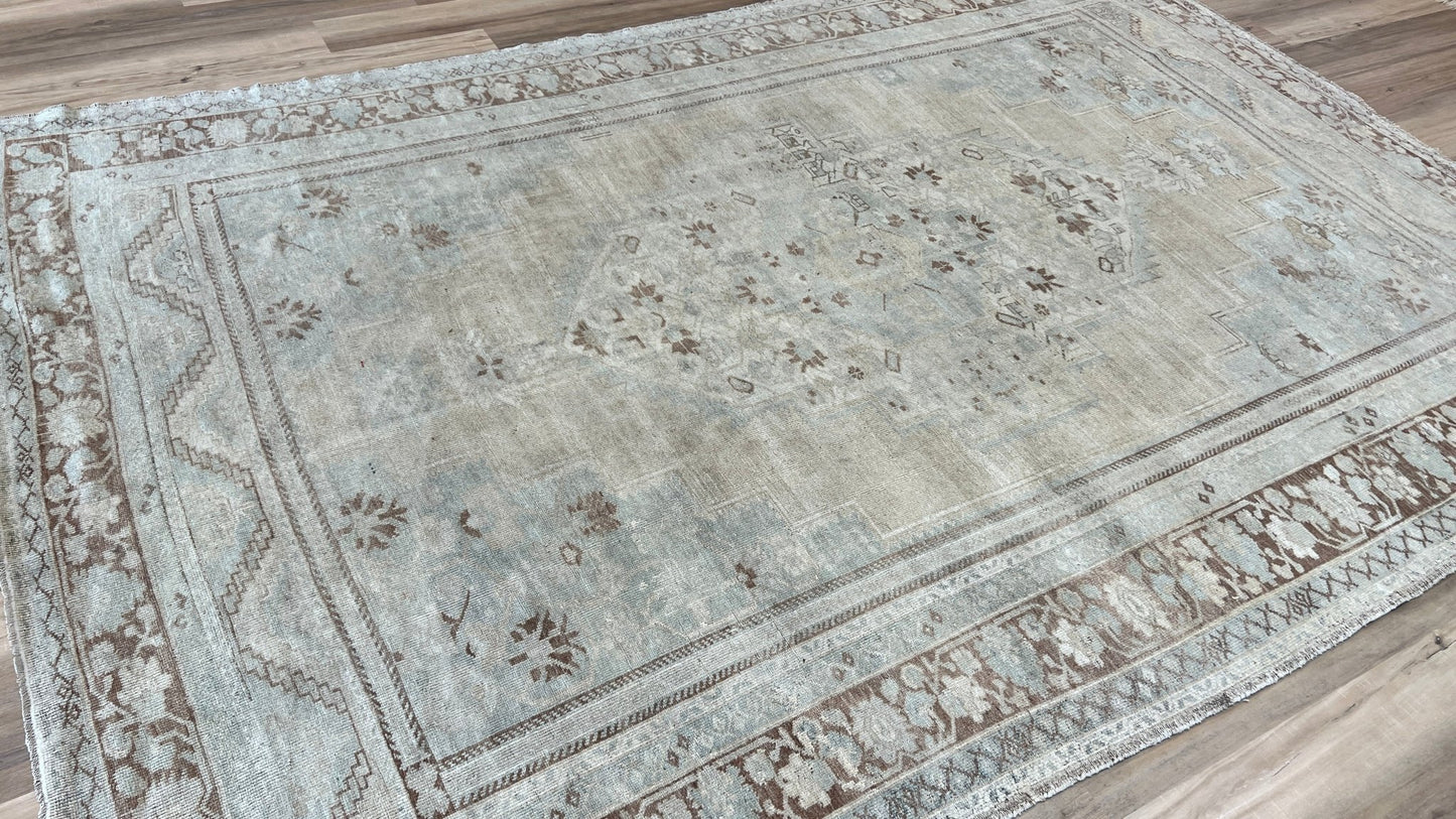 Turkish Vintage 7'10"x11'7" Area Rug