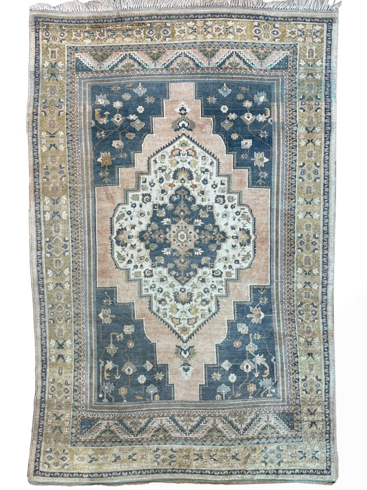 Turkish Vintage 7'4"x11'5" Area Rug