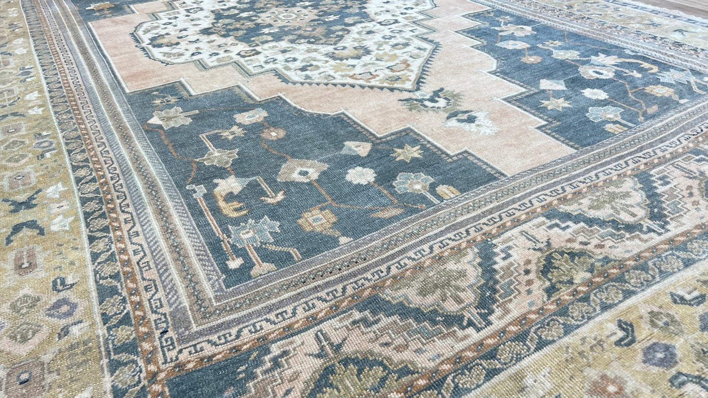 Turkish Vintage 7'4"x11'5" Area Rug