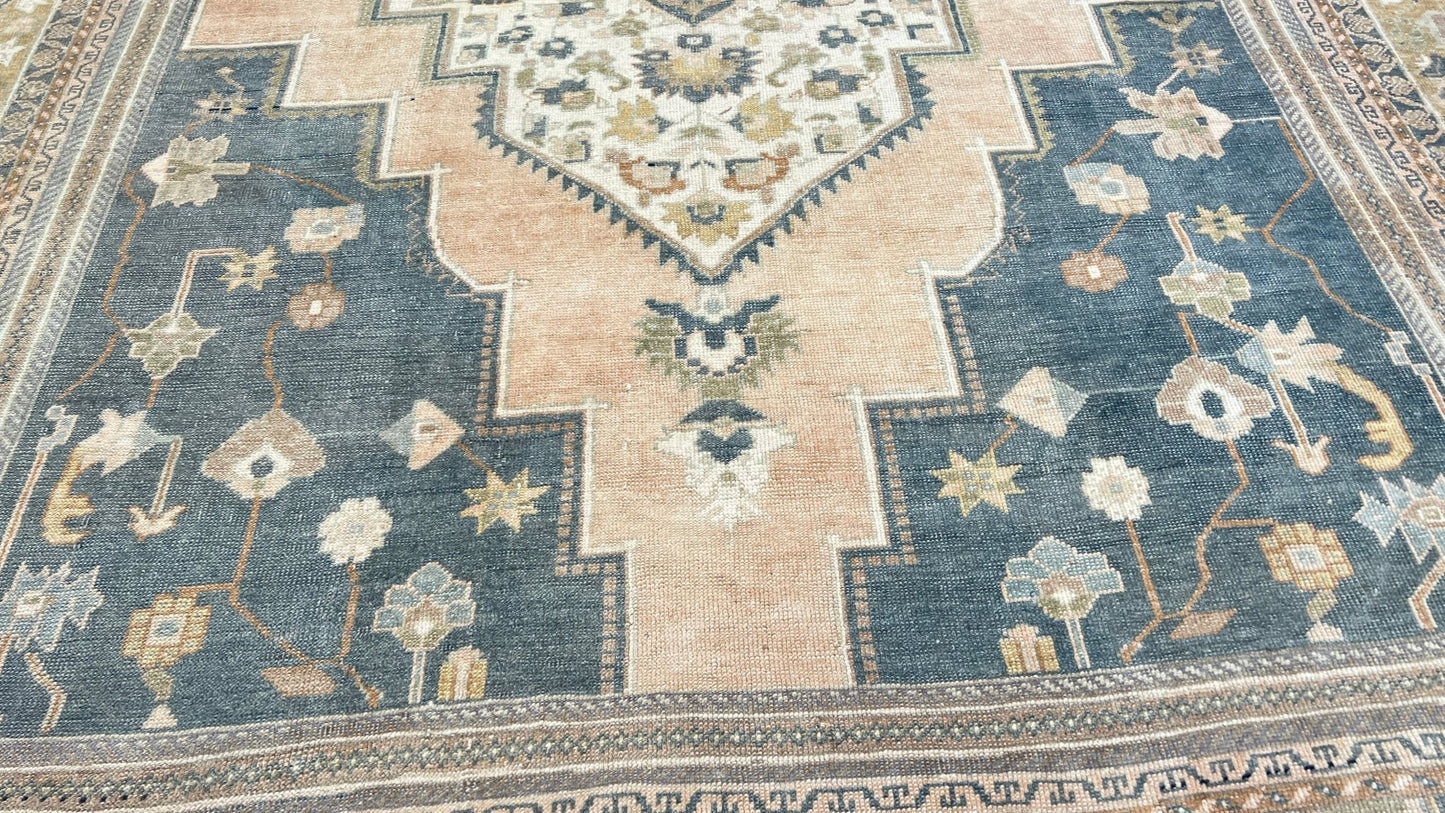 Turkish Vintage 7'4"x11'5" Area Rug