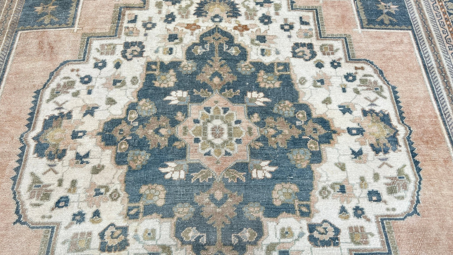 Turkish Vintage 7'4"x11'5" Area Rug