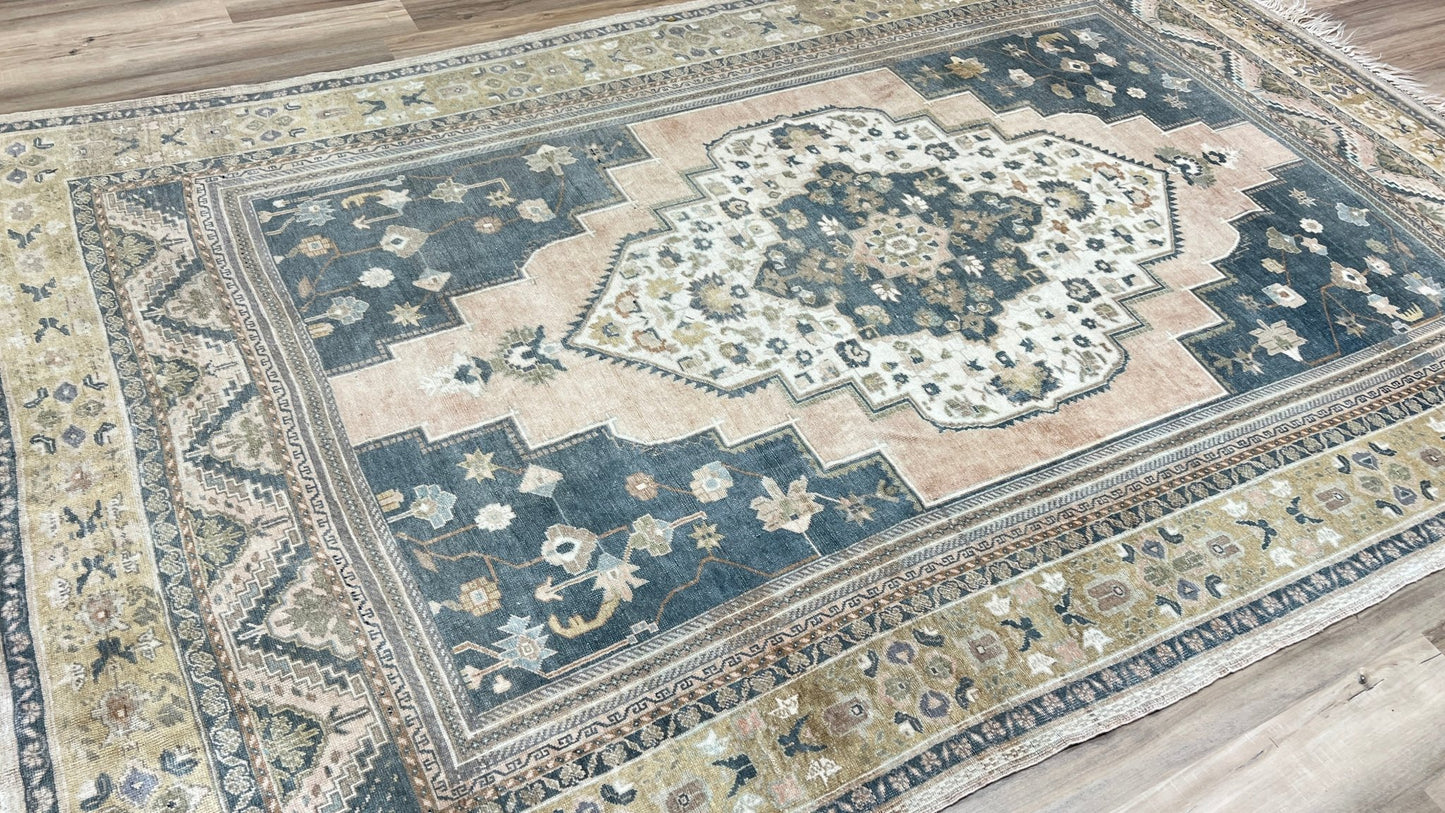 Turkish Vintage 7'4"x11'5" Area Rug