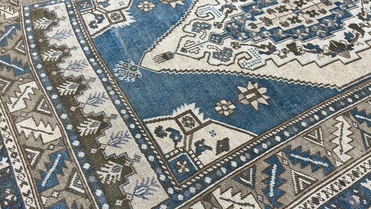 Turkish Vintage 4'4"x7'2" Area Rug