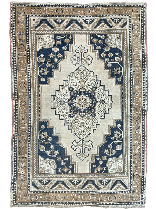 Turkish Vintage 6'1"x9' Area Rug