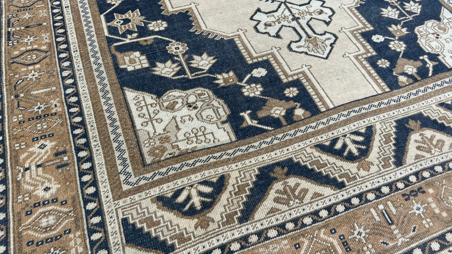 Turkish Vintage 6'1"x9' Area Rug