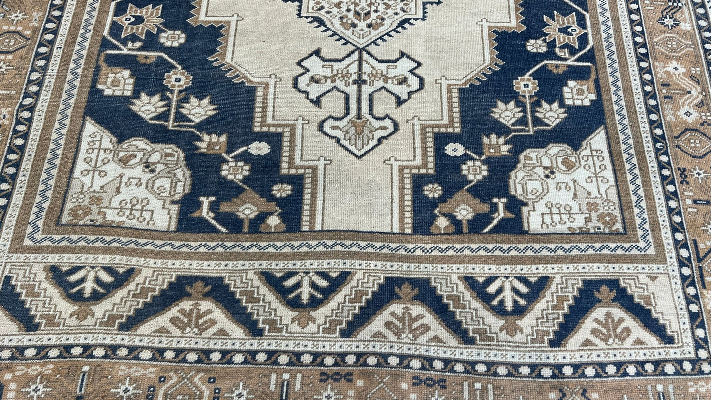 Turkish Vintage 6'1"x9' Area Rug