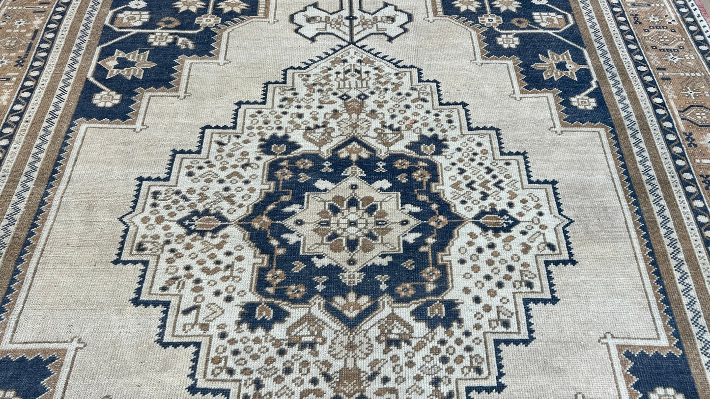 Turkish Vintage 6'1"x9' Area Rug