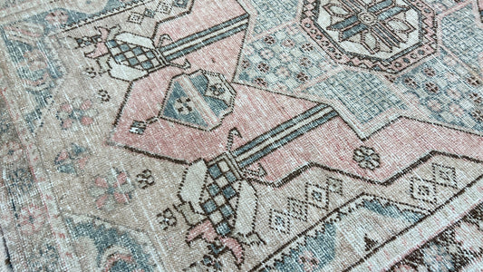 Turkish Vintage 4'2"x6'3" Area Rug