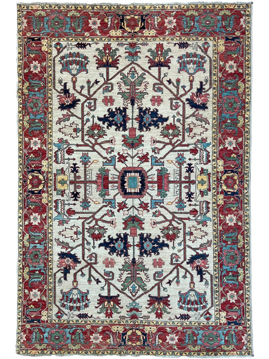 Transitional Serapi 6'1"x9' Area Rug