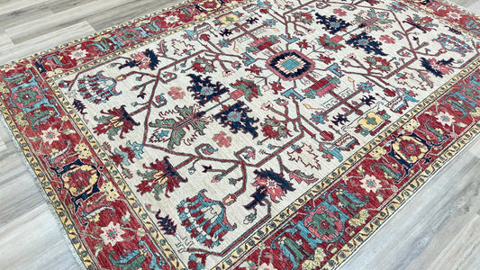 Transitional Serapi 6'1"x9' Area Rug