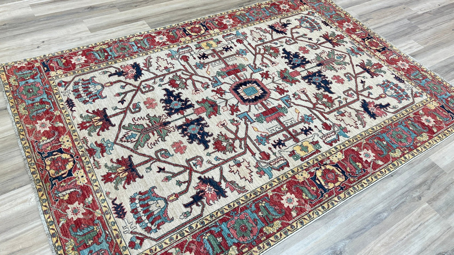 Transitional Serapi 6'1"x9' Area Rug