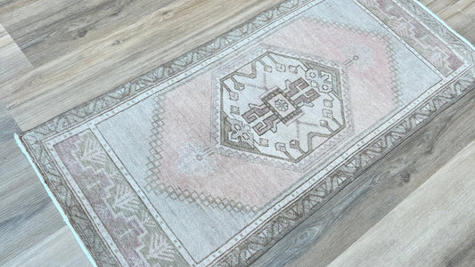 Turkish Vintage 1'7"x3'5" Area Rug
