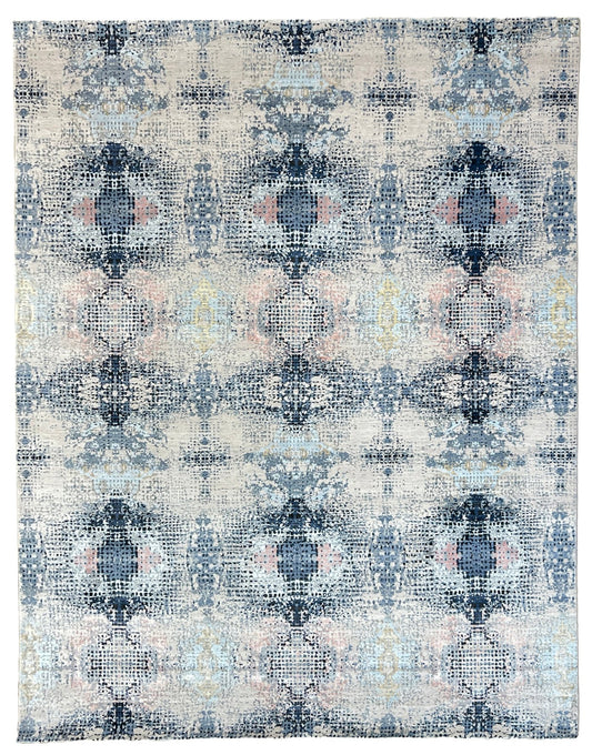 Distressed Modern 8'x9'10" Area Rug