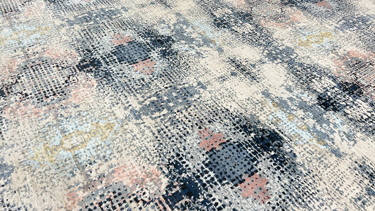 Distressed Modern 8'x9'10" Area Rug