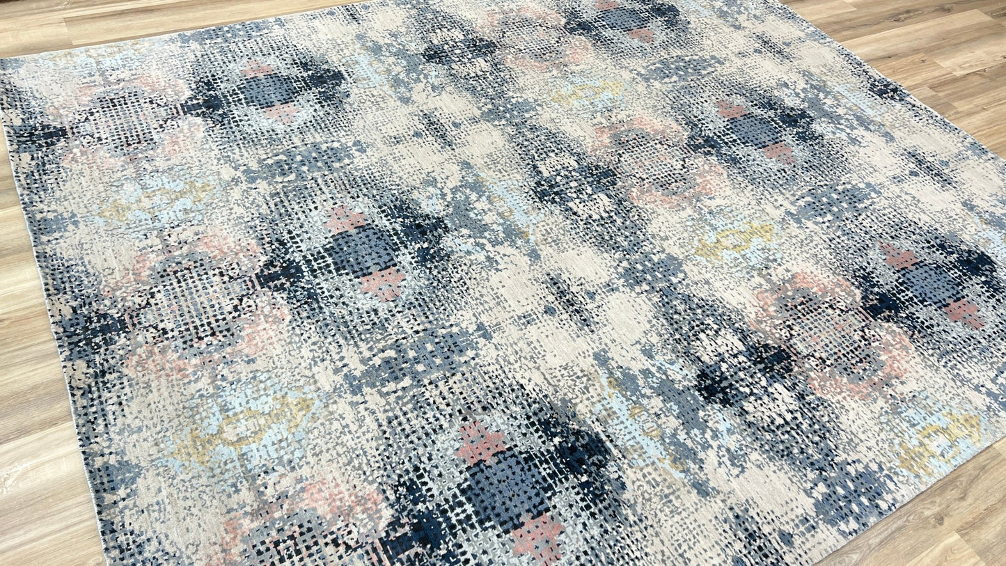 Distressed Modern 8'x9'10" Area Rug