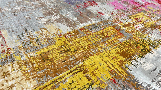 Abstract Modern 10'x14' Area Rug