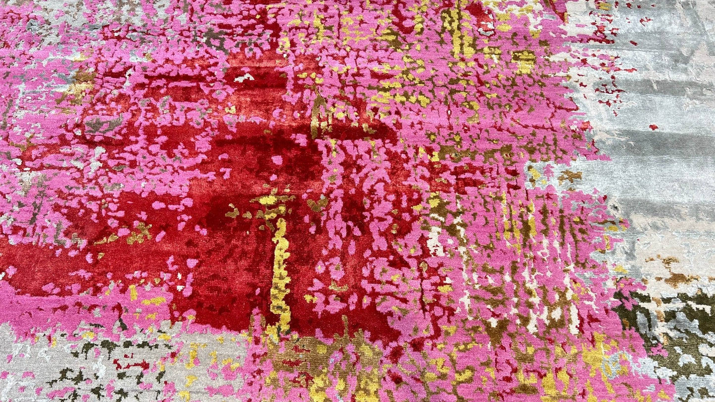 Abstract Modern 10'x14' Area Rug
