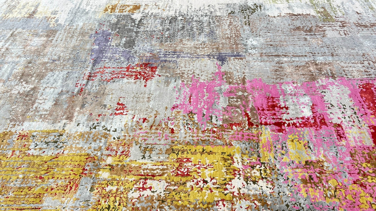 Abstract Modern 10'x14' Area Rug