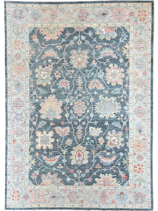 Floral Oushak 10'x13'10" Area Rug