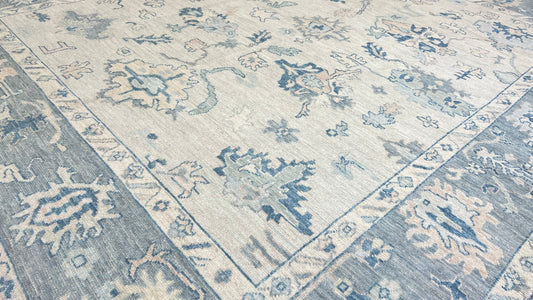 Floral Oushak 8'2"x9'11" Area Rug