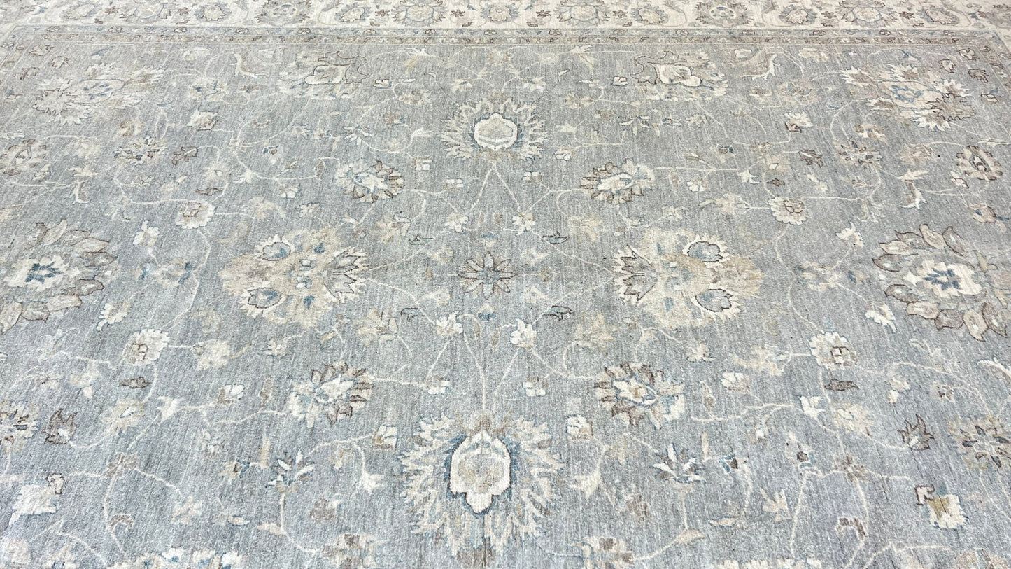 Floral Oushak 9'10"x13'10'' Area Rug