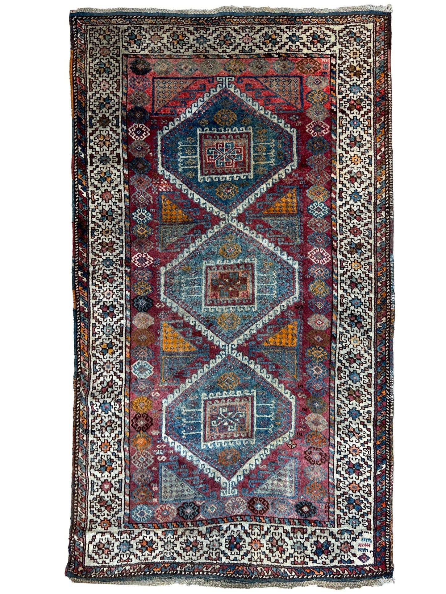 Turkish Kars 4'4"x7'2" Area Rug