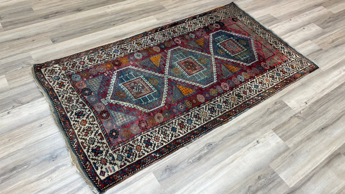 Turkish Kars 4'4"x7'2" Area Rug