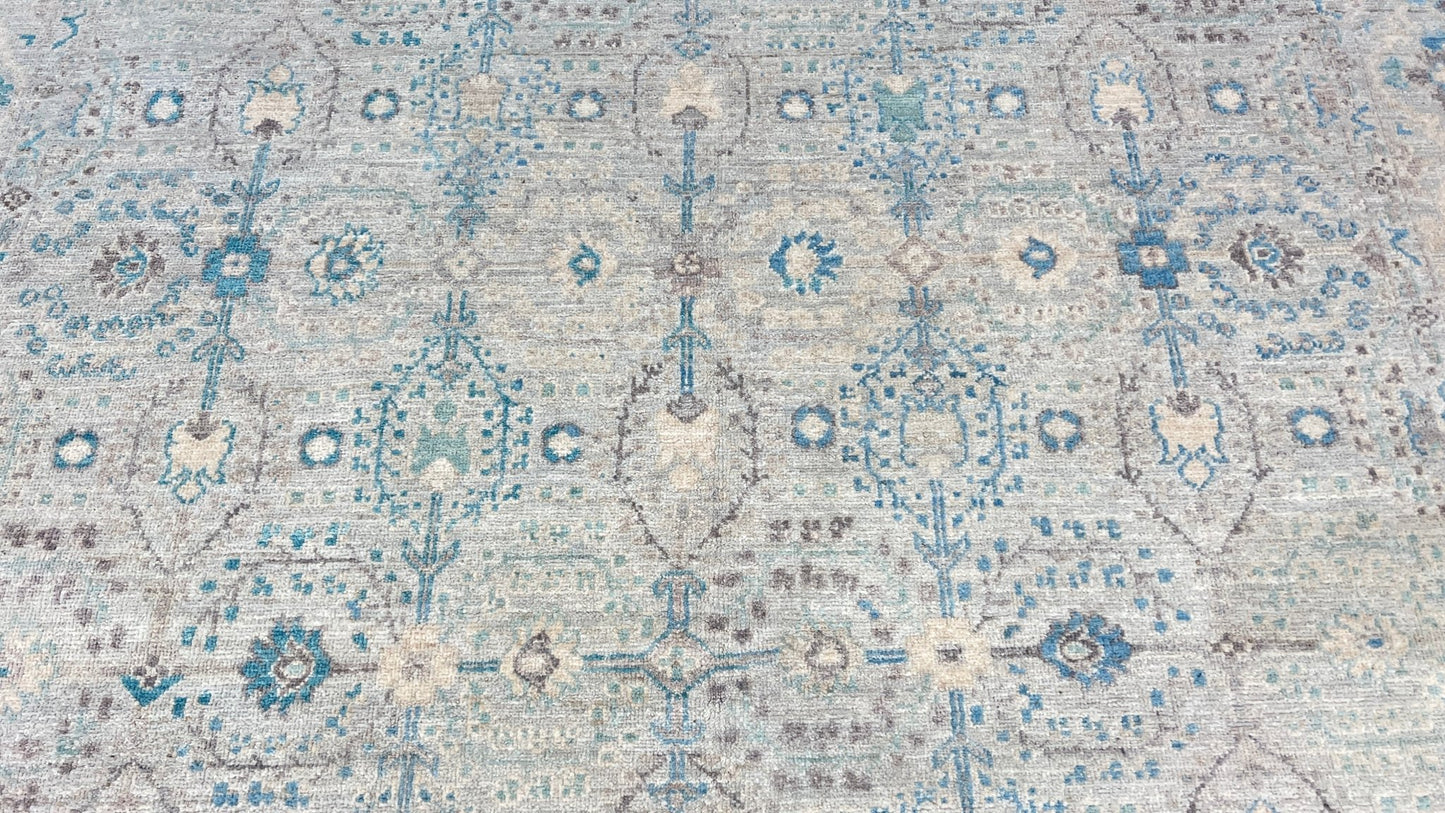 Floral Oushak 5'9"x9' Area Rug