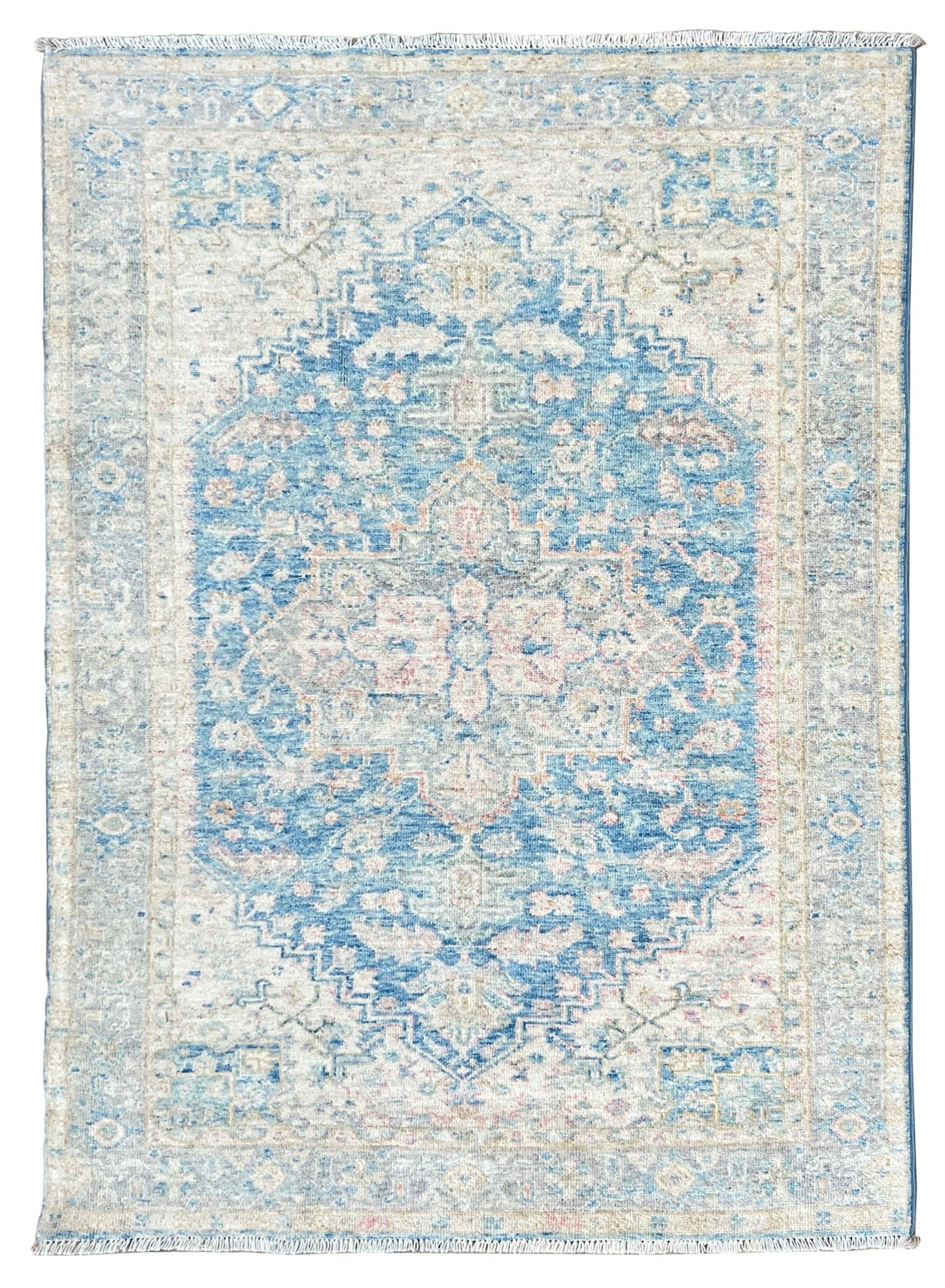 Transitional Heriz 3'9" x 5'9" Area Rug