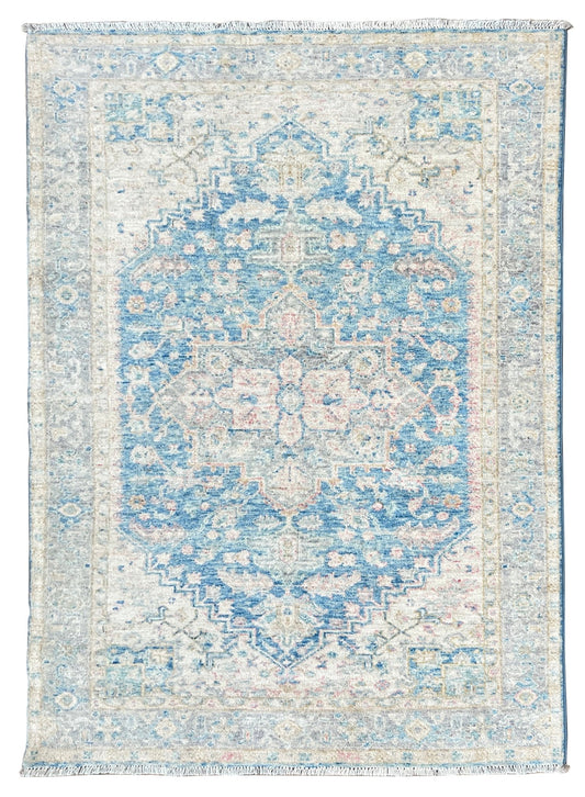 Transitional Heriz 3'9" x 5'9" Area Rug