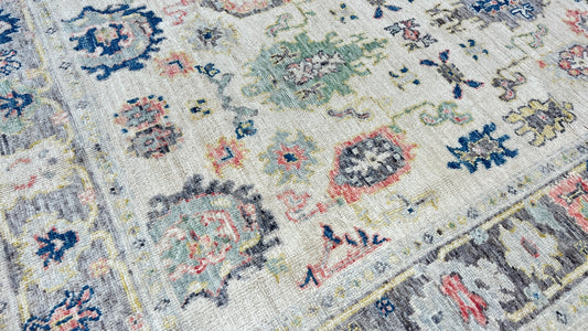 Floral Oushak 3'11" x 5'11" Area Rug