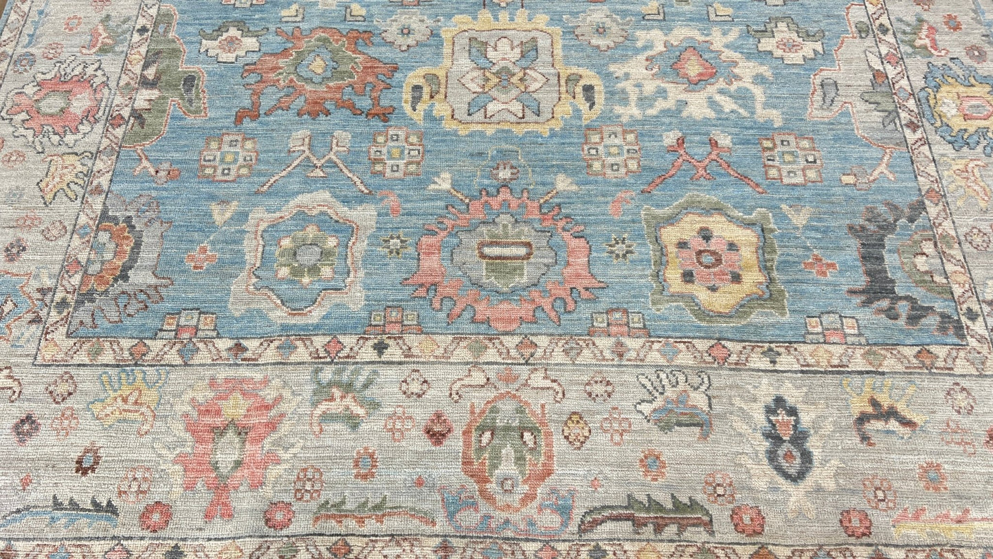 Floral Oushak 8'x10'2" Area Rug