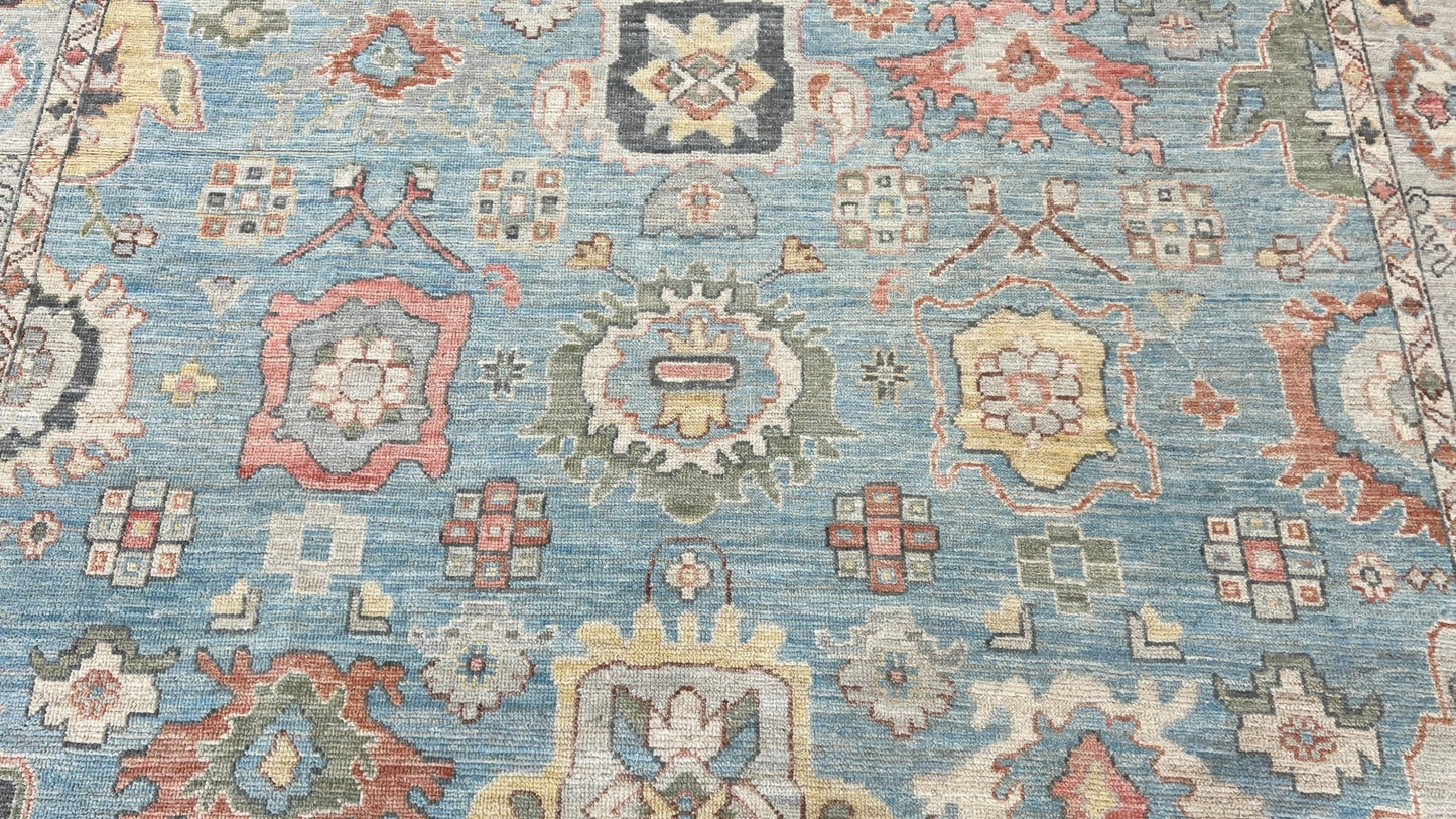 Floral Oushak 8'x10'2" Area Rug