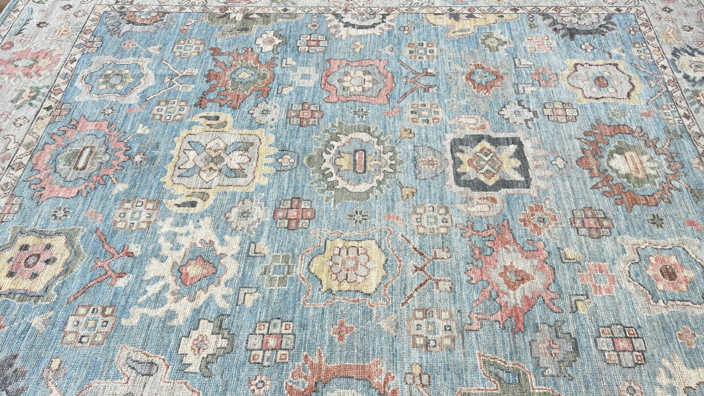 Floral Oushak 8'x10'2" Area Rug