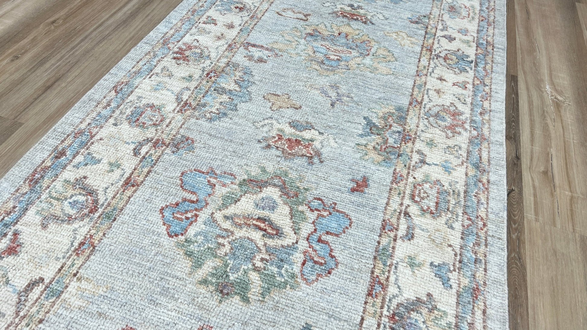 Floral Oushak Runner 2'8"x11'9" Area Rug