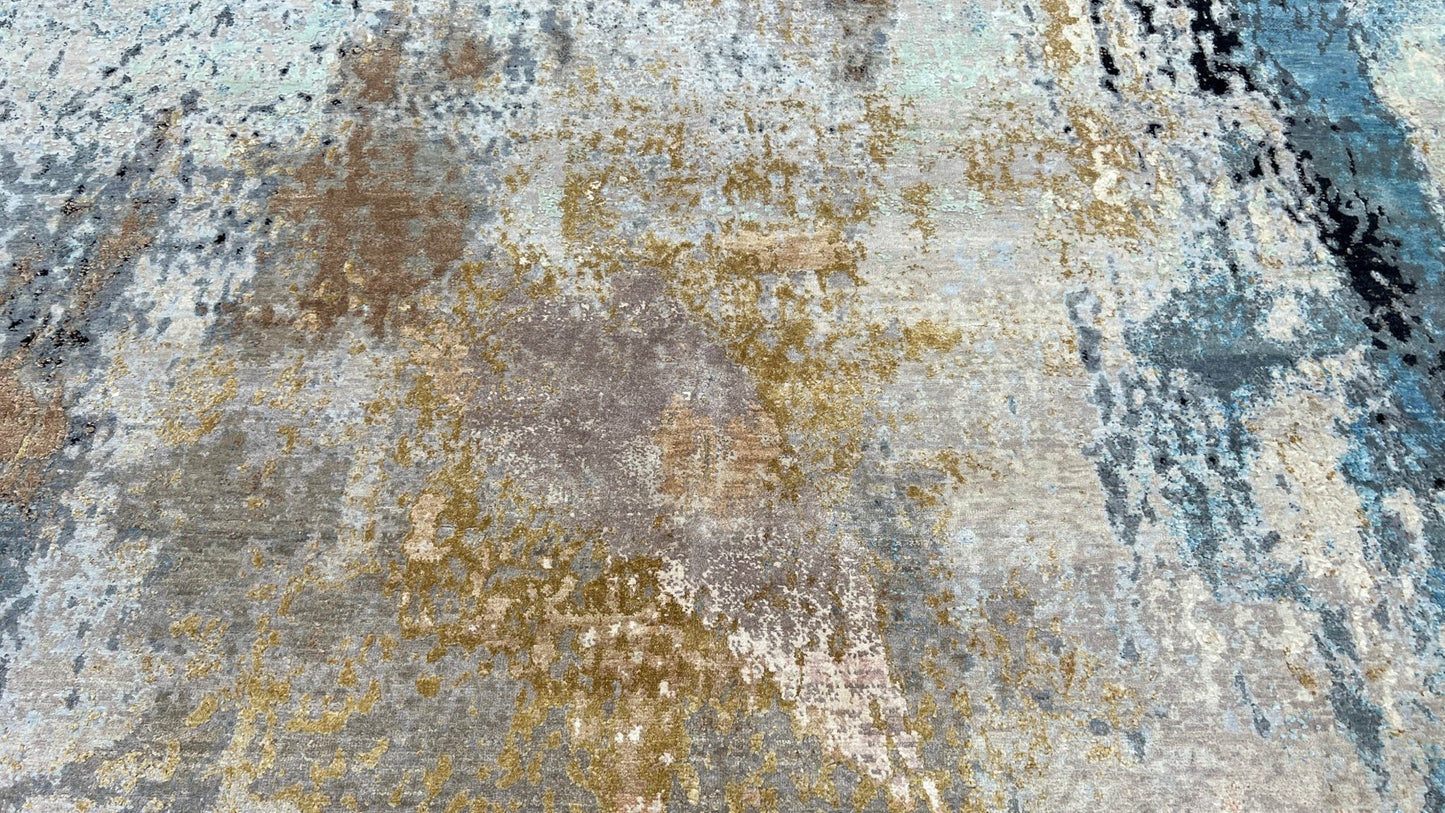 Abstract Modern 9'x12'4" Area Rug