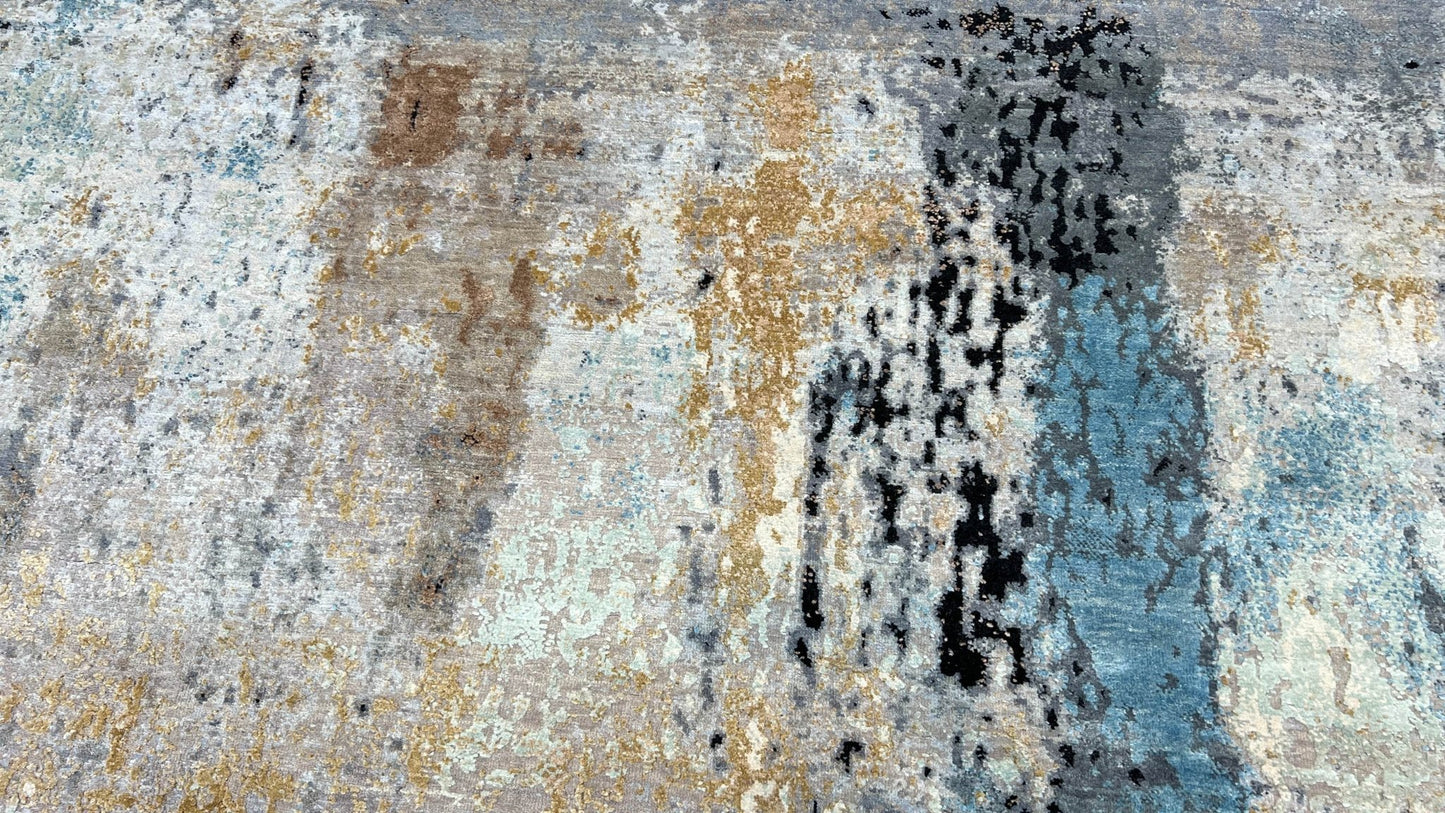 Abstract Modern 9'x12'4" Area Rug