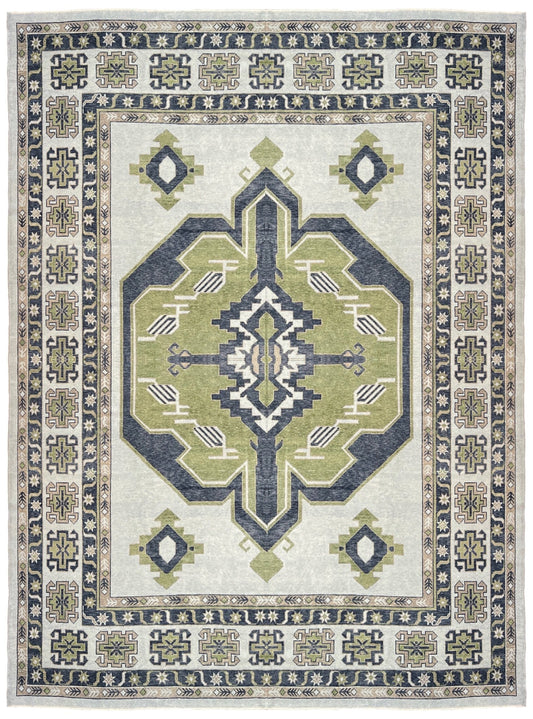 Turkish Oushak 12'x15'8" Area Rug