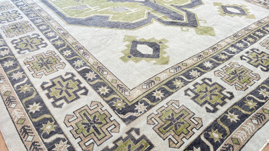 Turkish Oushak 12'x15'8" Area Rug