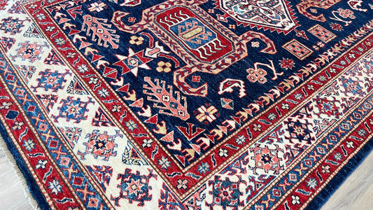 Geometric Kazak 4'11"x7'1"