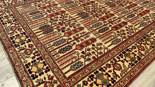 Tree of Life 5'9"x8'7" - Wooden Looms Rug Gallery